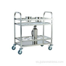 Cart de acero inoxidable SS304 Ejércitos pesado